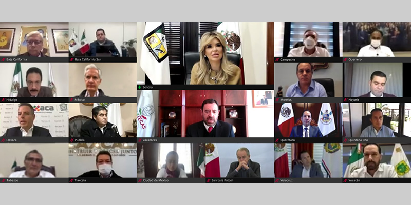 Sesión Virtual de la LX Reunión Ordinaria de la Conferencia Nacional de Gobernadores
