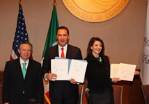 Firma del Convenio de Colaboración US CHAMBER-CONAGO. 24 de febrero.