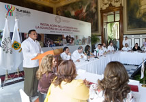 Instalación de la Comisión Ejecutiva para la Igualdad entre Mujeres y Hombres, 23 de febrero.