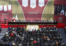 Firma de los Convenios de Colaboración entre la CONAGO, la Secretaría de la Función Pública (SFP) del Gobierno de la República y el Sistema Nacional de Transparencia, Acceso a la Información Pública y Protección de Datos Personales (SNT), 6 de noviembre.