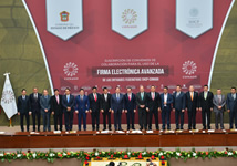 Firma de Convenios de Colaboración para el uso de la Firma Electrónica Avanzada, SHCP-CONAGO, 3 de diciembre.